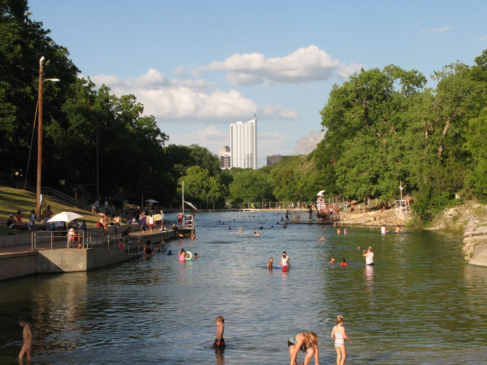 Barton Springs Pool in Austin, TX