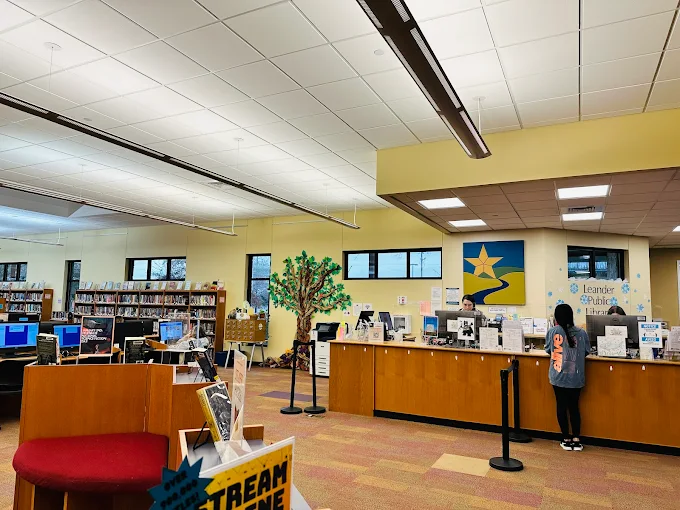 Leander Public Library in Leander, TX